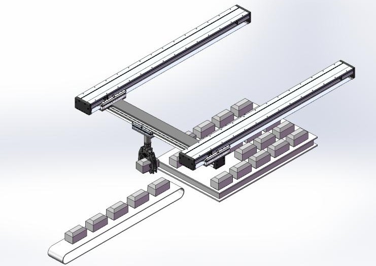 直线电机在大型物件搬运装置中的应用