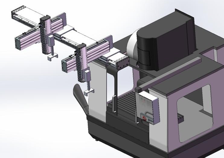 直线电机在工具机加工件取放装置中的应用