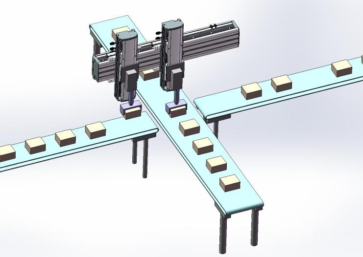 直线电机在生产线分料装置中的应用