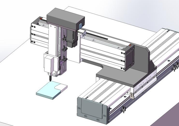 直线电机在喷涂点胶移动装置中的应用