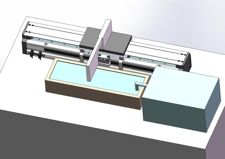 直线电机在溶剂表面刮平机中的应用